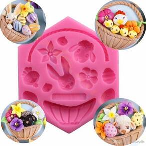 Molde De Silicone Coelho, Ovos, Galinha, Ovelha