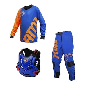 Conjunto Classic Extreme Infantil Colete Amx Azul Preto