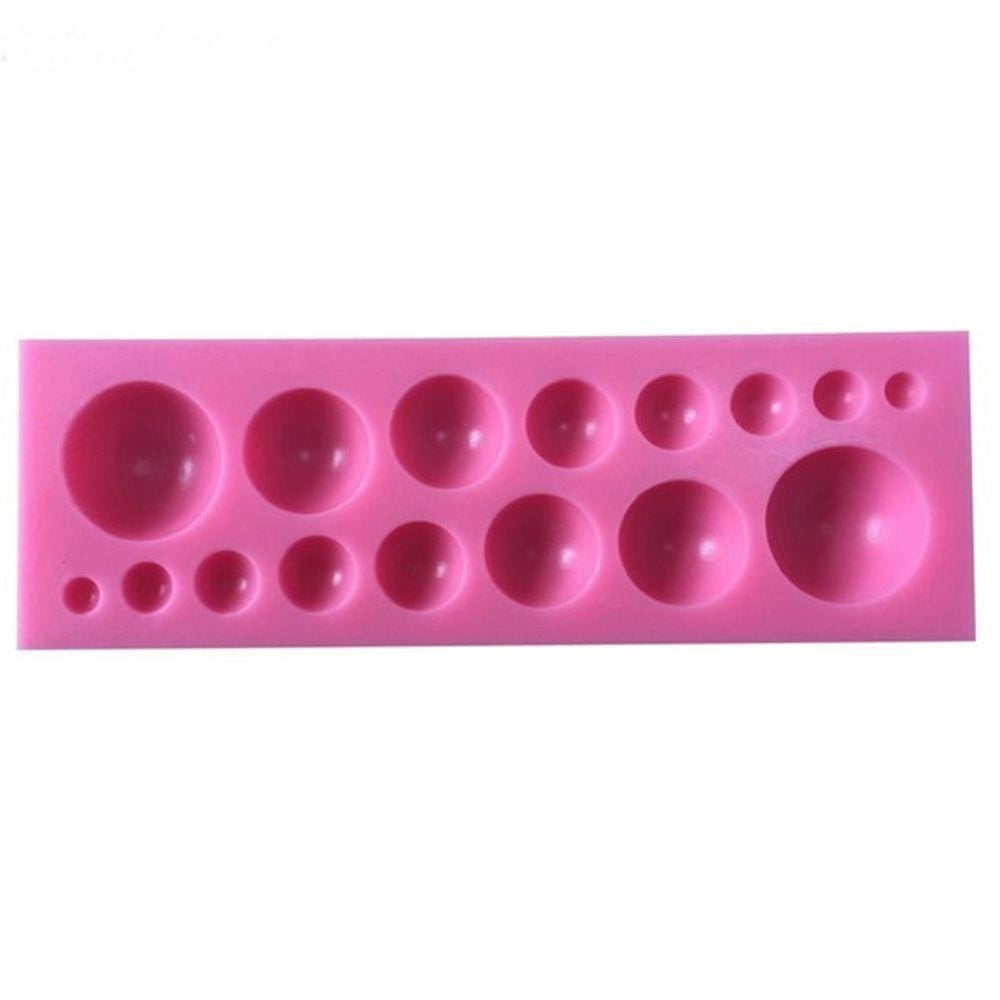 Molde De Silicone Bolas, Pérolas, Esferas