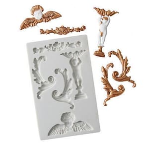 Molde De Silicone Anjo Arabesco