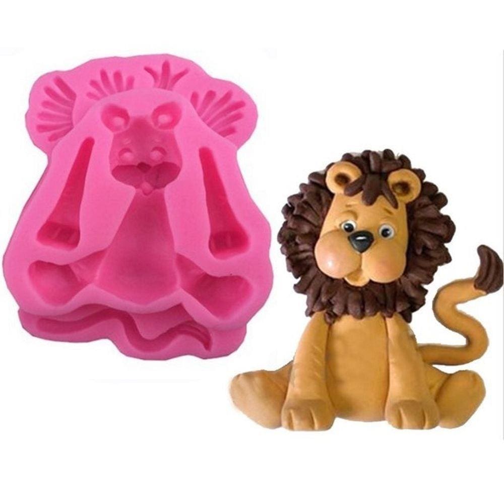 Molde De Silicone Safari, Leão