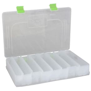 Estojo para Iscas EP Fishing Duplo Transparente (16 divisórias)