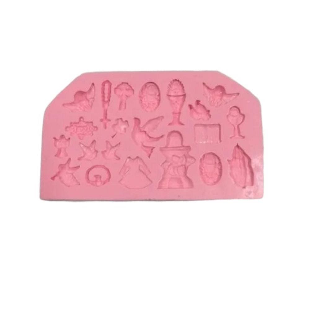 Molde De Silicone Religião, Batizado