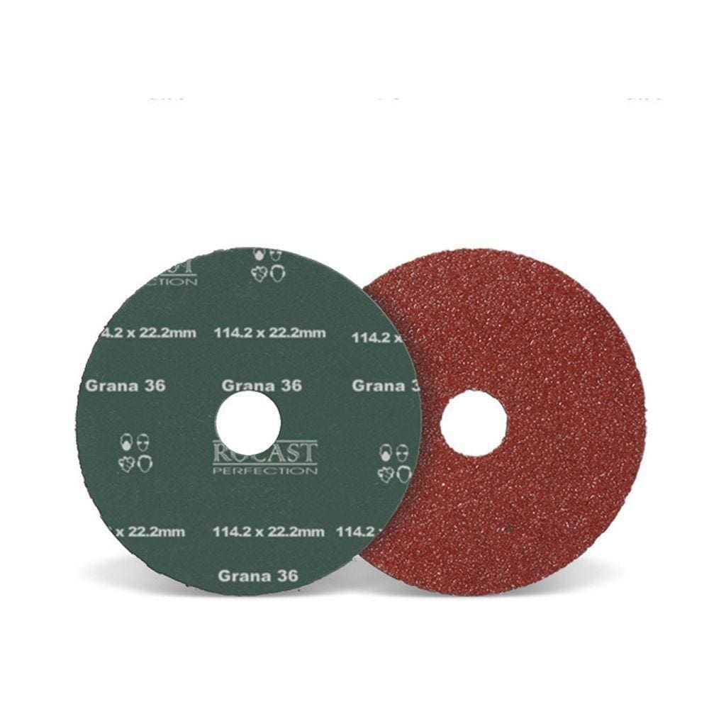 DISCO DE LIXA 114,3 x 22,2 GR 120 ROCAST
