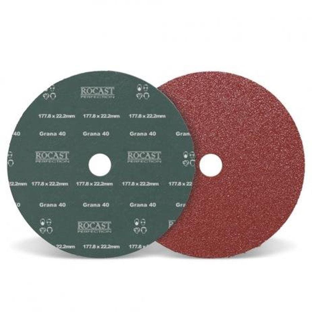 DISCO DE LIXA 177,8 x 22,2 GR 120 ROCAST