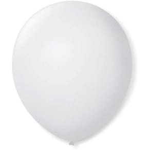 Balao Bexigas N.070 Branco Pct.C/50 Unidades - Sao Roque