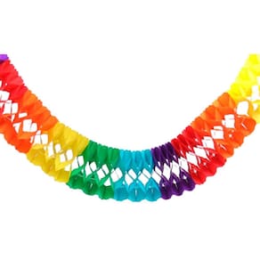 Guirlanda de Festa Junina Colorida Origami - 2,5m x 14cm