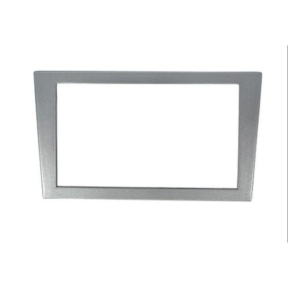 Moldura Painel 2Din Vectra Meriva Corsa Montana - Prata