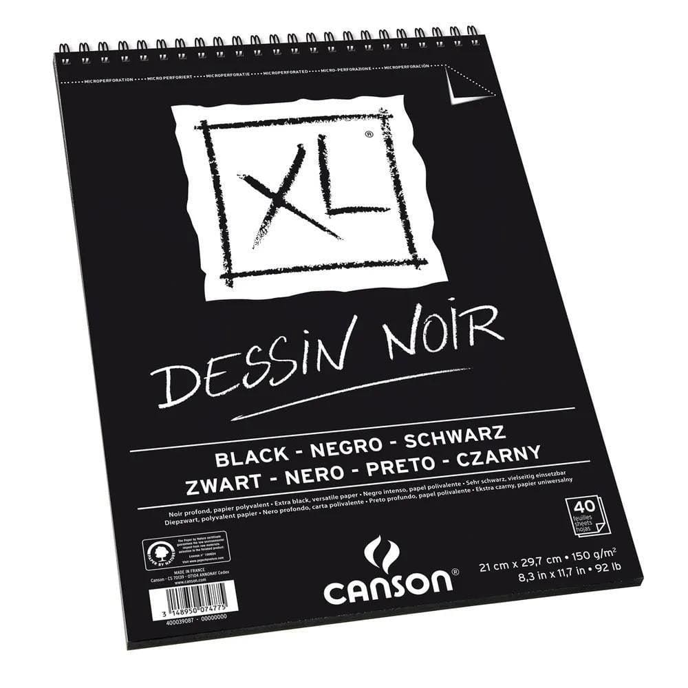 Bloco Xl Dessin Noir 150 G/M² A-4 21,0 X 29,7 Cm Com 40 Un