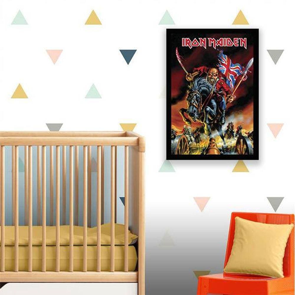 Quadro Decorativo Banda Iron Maiden Eddie