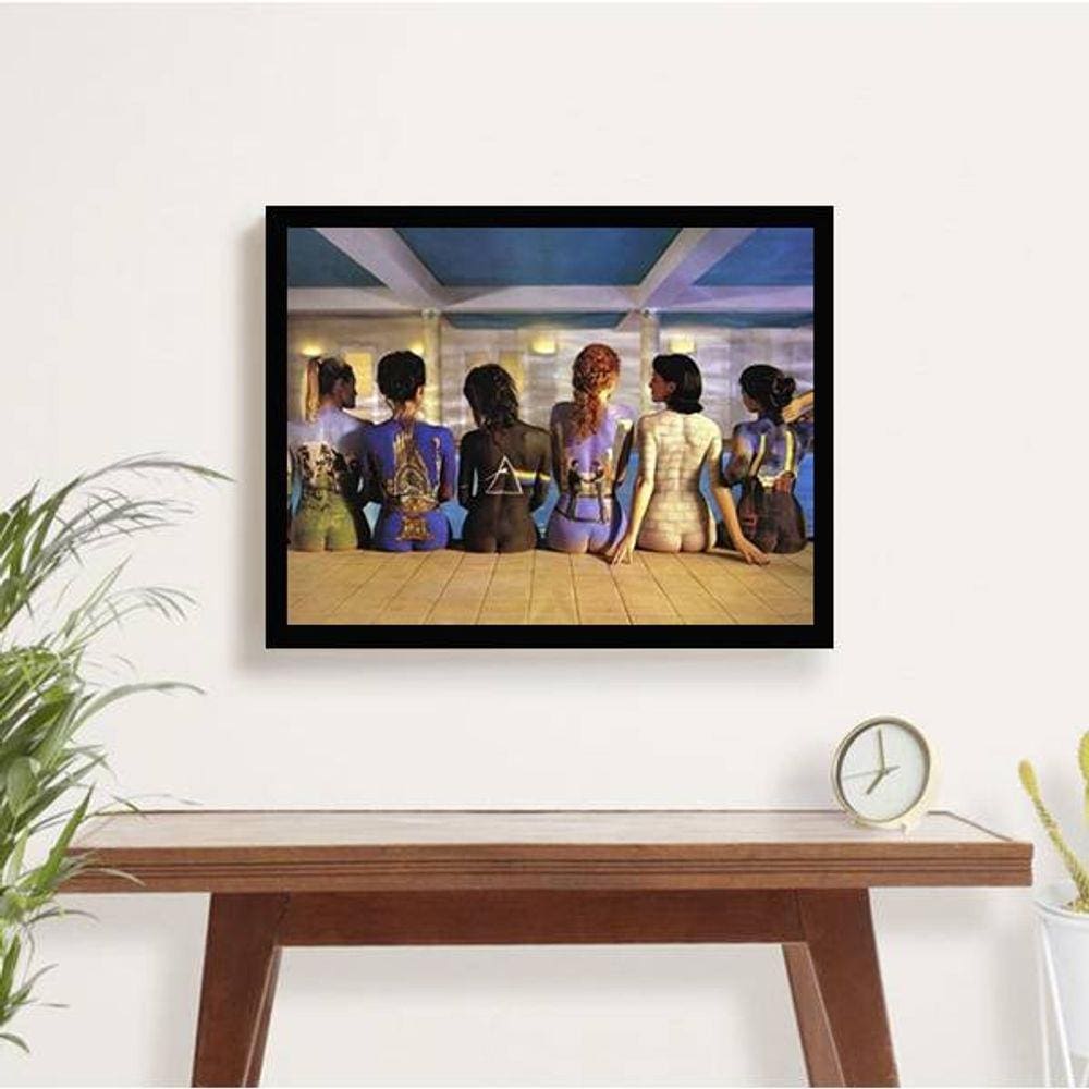 Quadro Decorativo Pink Floyd Mulheres Nuas
