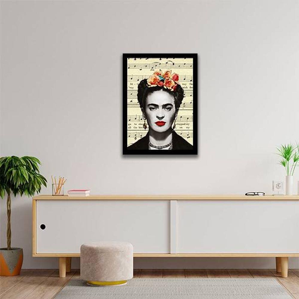 Quadro Decorativo Frida Flores