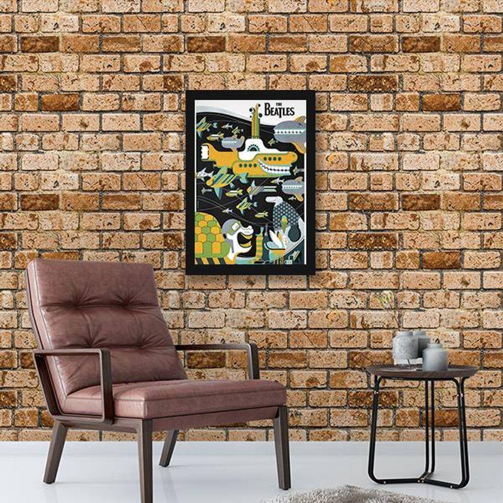 Quadro Decorativo Beatles Yellow Submarine