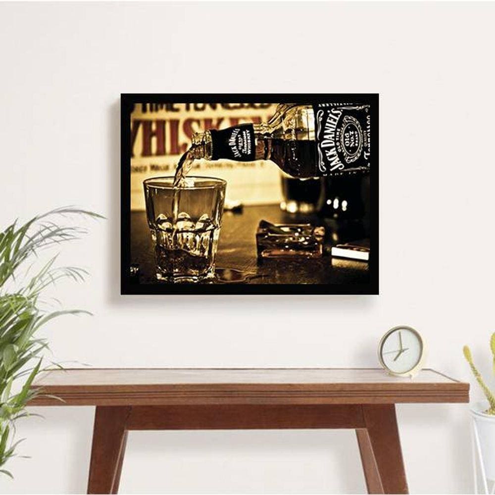 Quadro Decorativo Garrafa Jack Daniel`s