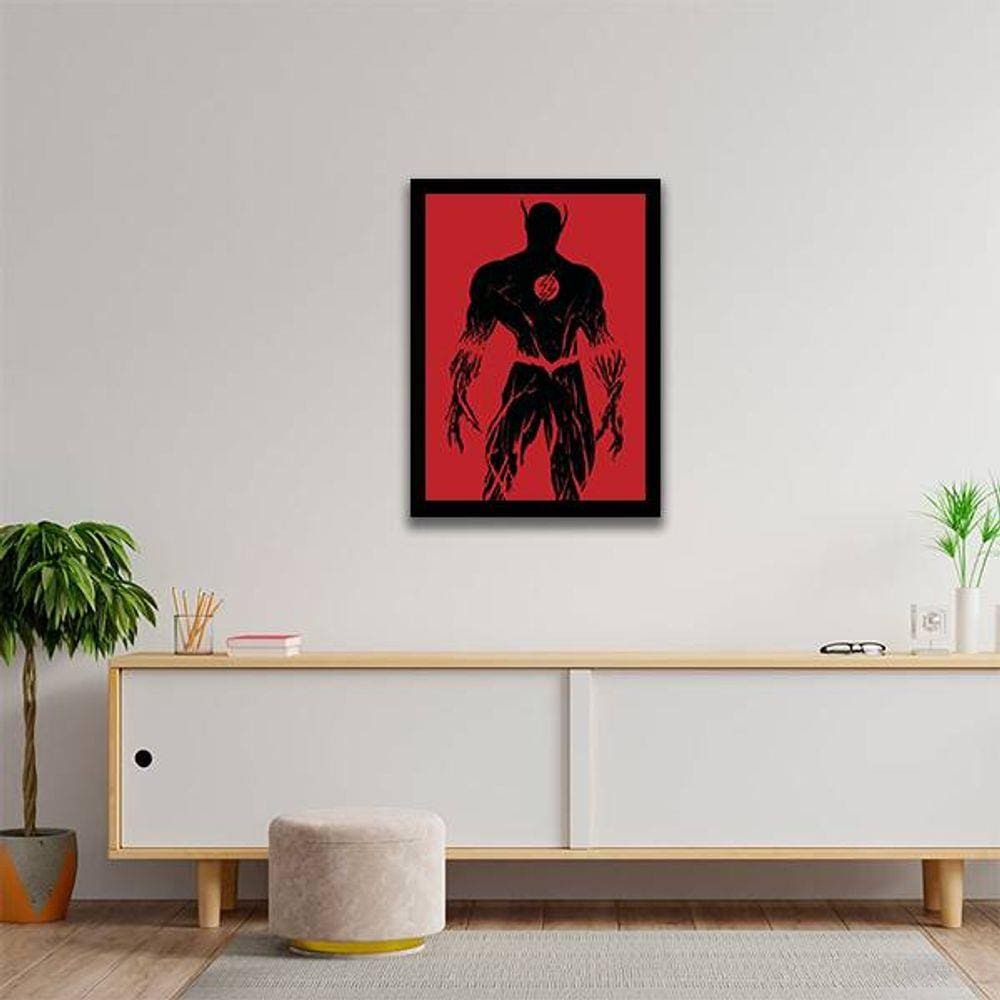 Quadro Decorativo Decorativo Silhueta Flash