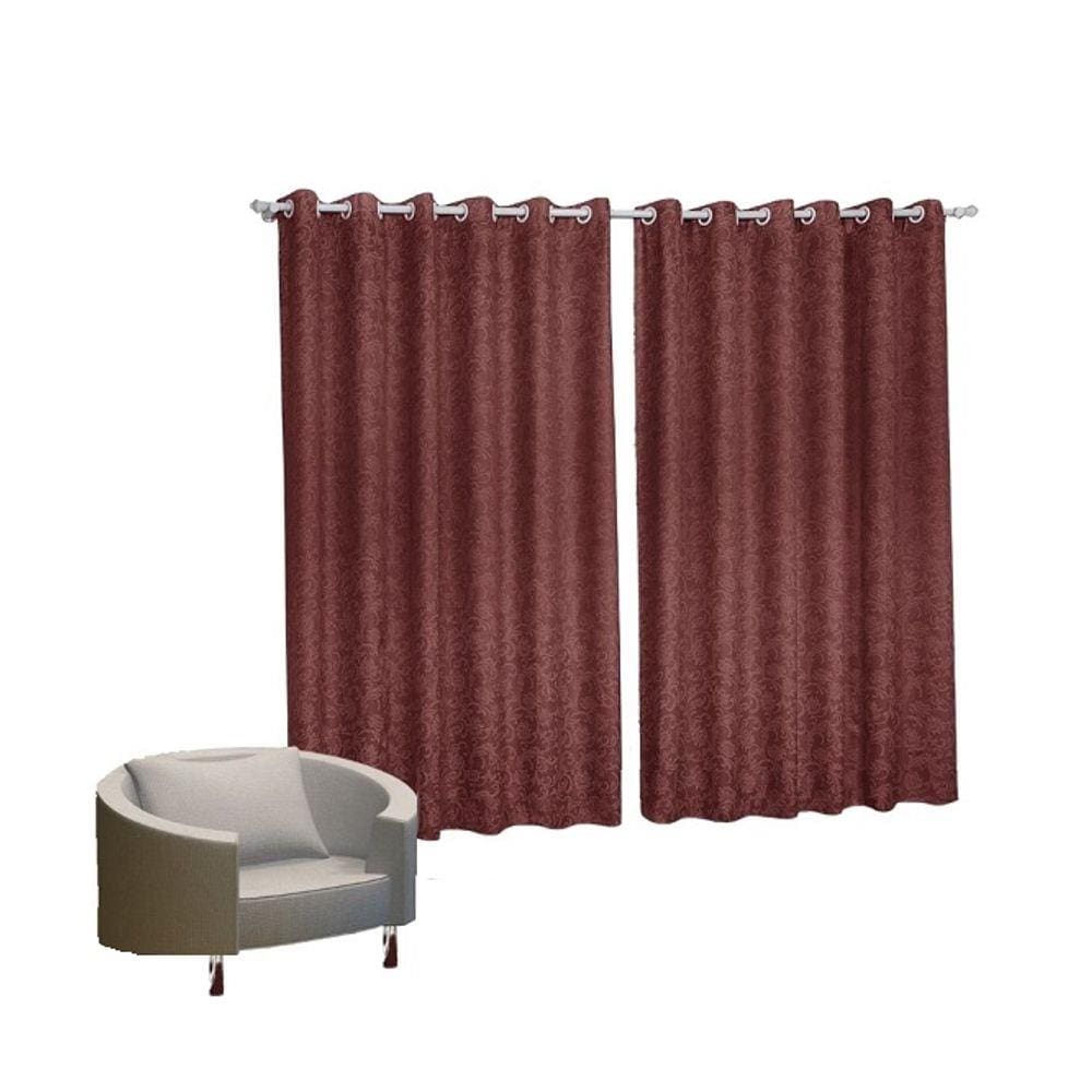Cortina Para Sala e Quarto Estampada Iriza 180x300