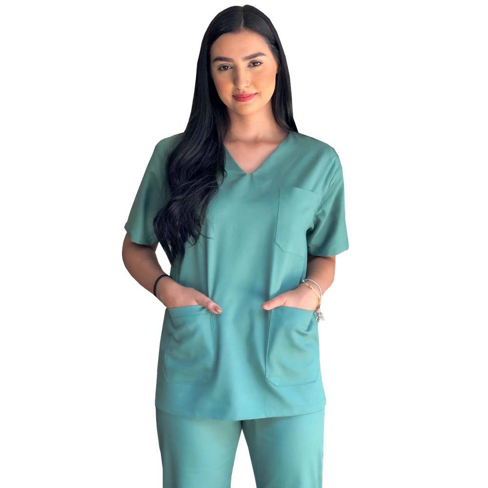 Conjunto Pijama Cirúrgico Unissex Verde Hospitalar | Casas Bahia