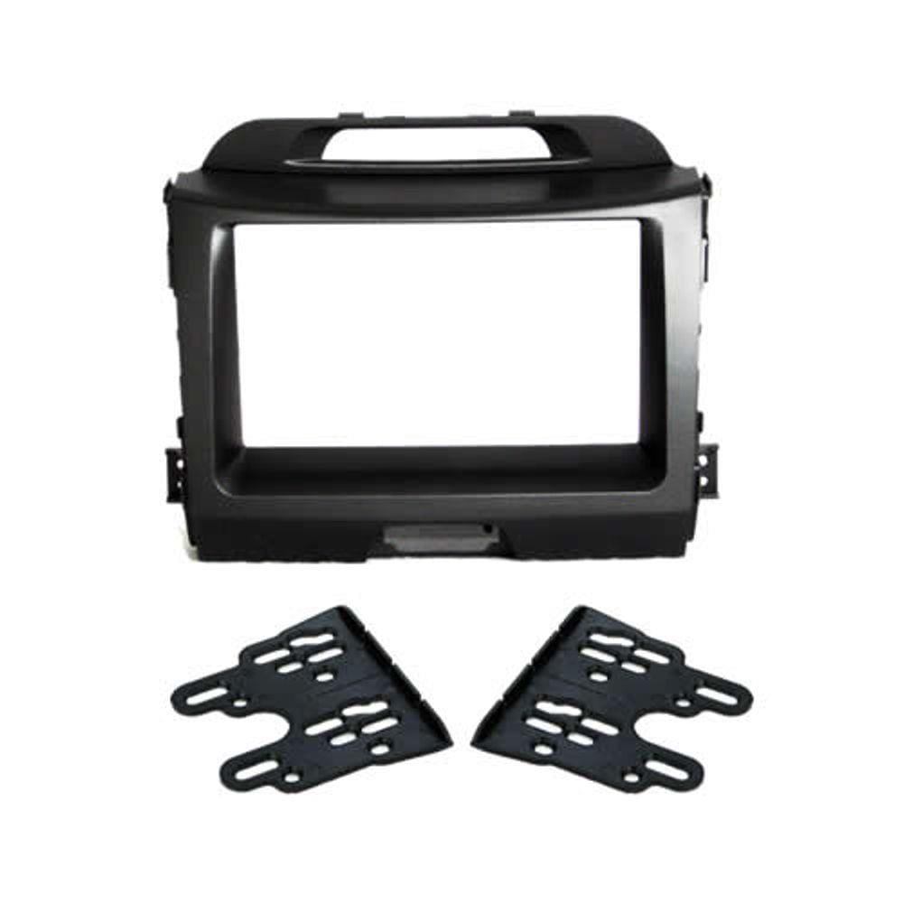 Moldura de Painel 2 Din Kia Sportage 2011 2012 2013 2014 2015 2016