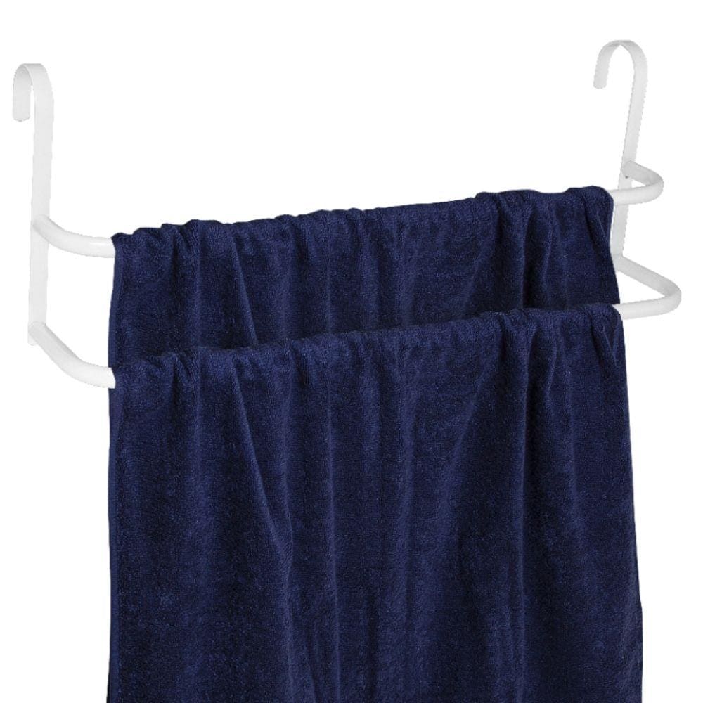 Porta Toalhas Toalheiro Duplo Branco Plus Para Box 60cm