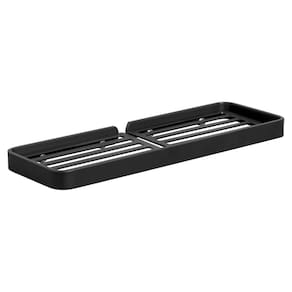 Suporte Porta Shampoo Prateleira Preto Fosco De Parede Plus