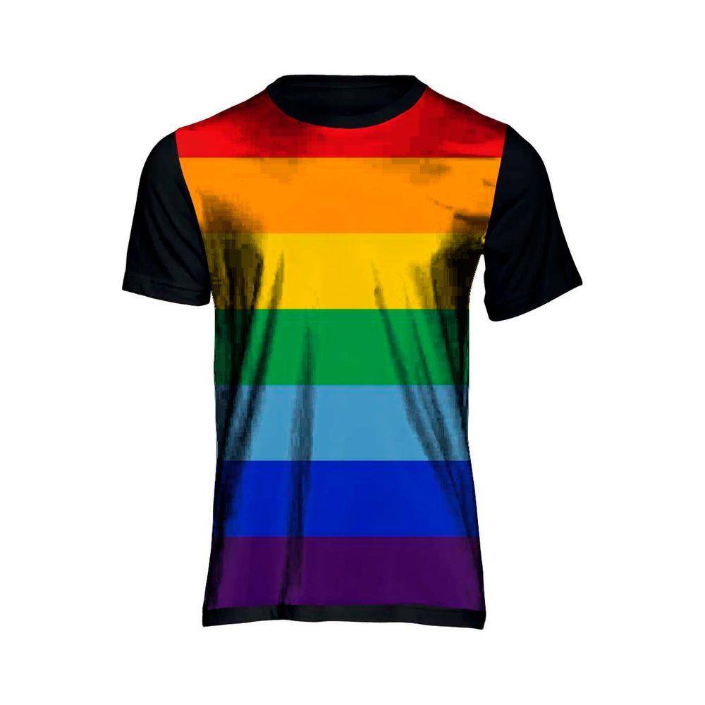 camiseta lgbt preta