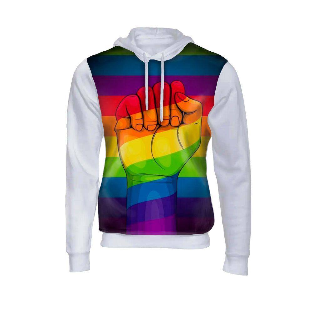 rainbow sauce moletom com capuz