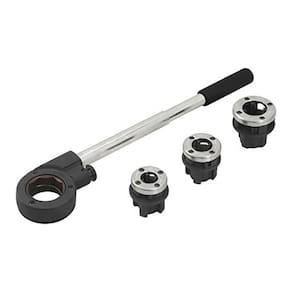 Jogo de Tarraxa BSPT 1/2 a 1 " Para Tubo de Metal Vonder
