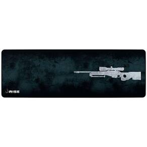 Mousepad Gamer Rise Mode Sniper - Extra Grande: 900 x 300mm - Cinza RG-MP-06-SPG