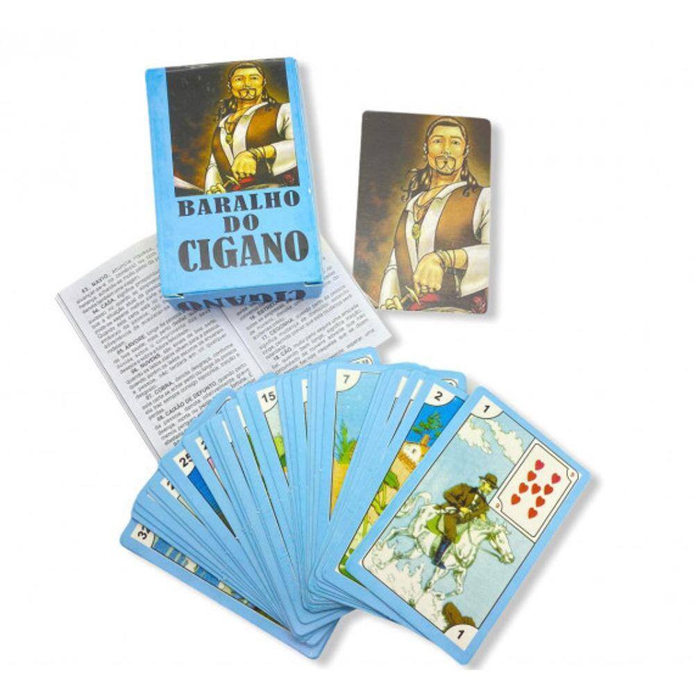 Baralho Tarot do Cigano Vladimir Deck 36 Cartas Oráculo em