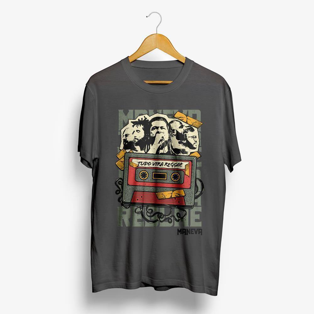 Maneva Camiseta Maneva - Tudo Vira Reggae - Cinza GG | Cinza