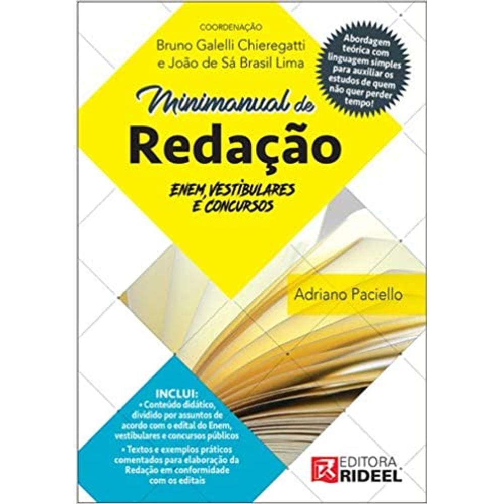 Minimanual De Redação - Enem, Vestibulares E Concursos