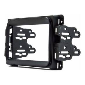 Moldura Painel 2din Fiat Toro Mobi Novo Uno Preto Fosco