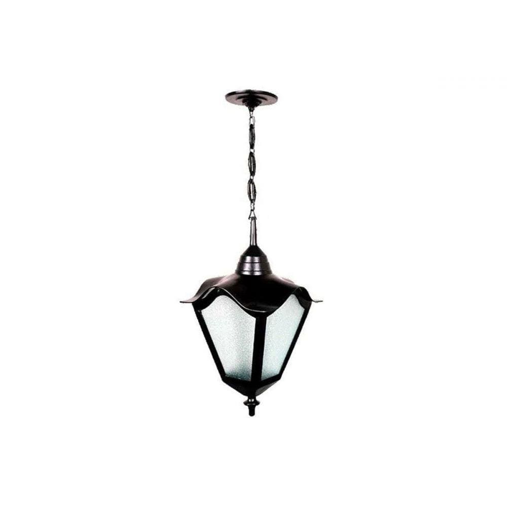 Luminária Externa e Interna Romana com Corrente em Alumínio