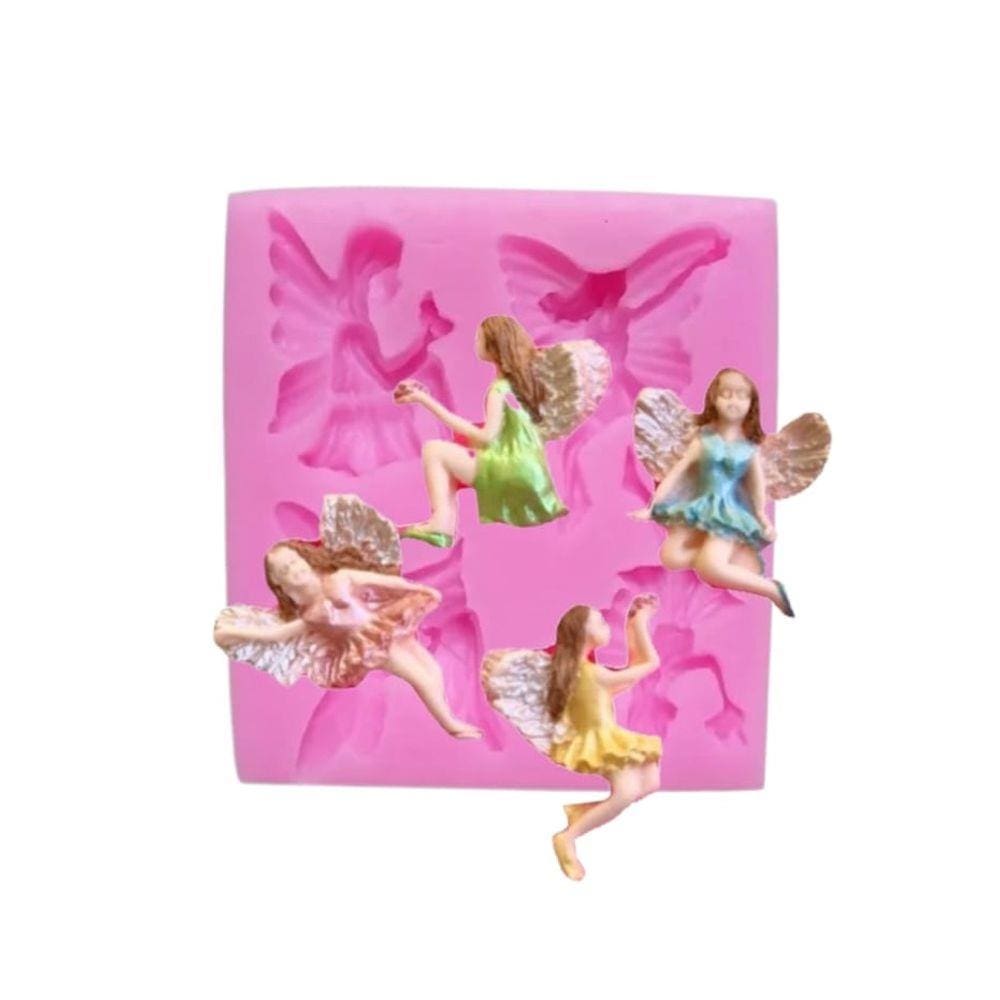 Molde De Silicone Fadas