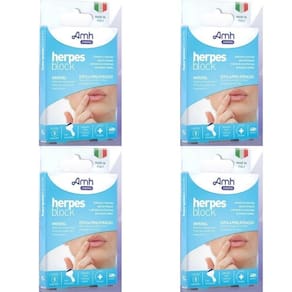4 Herpes Block Adesivos Naturais para Herpes Labial