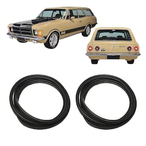 Kit Borracha Parabrisa Vigia Caravan 1968 A 1992 1ª Linha