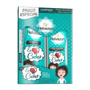Kit Relvazon Eu Amo Cachos Shampoo 350ml + Condicionador 200ml