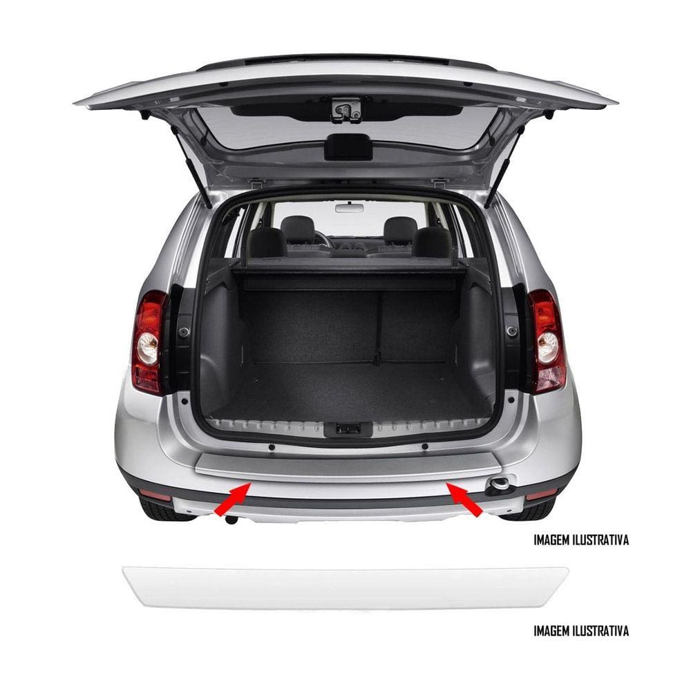 Protetor De Porta Malas Incolor Renault Duster 2011 2012 2013 2014 2015 2016 2017 2018 2019 2020 2021 2022 Adesivo