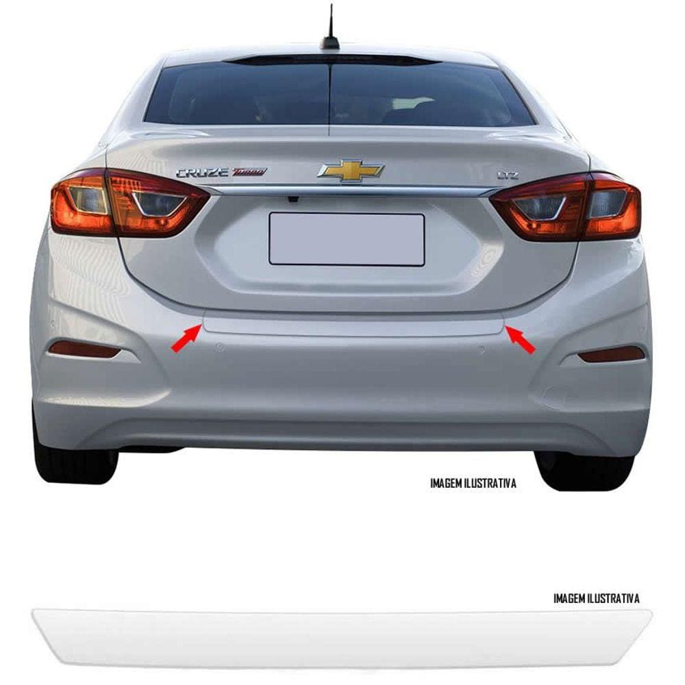 Protetor de Porta Malas Incolor Gm Cruze Turbo Sedan 2016 2017 2018 2019 2020 2021 2022 Adesivo