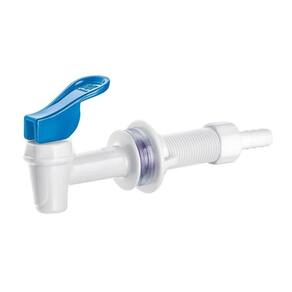 Torneira Para Filtro Herc 1001 Acionamento Superior Branca/Azul Sm - Embalagem com 12 Unidades