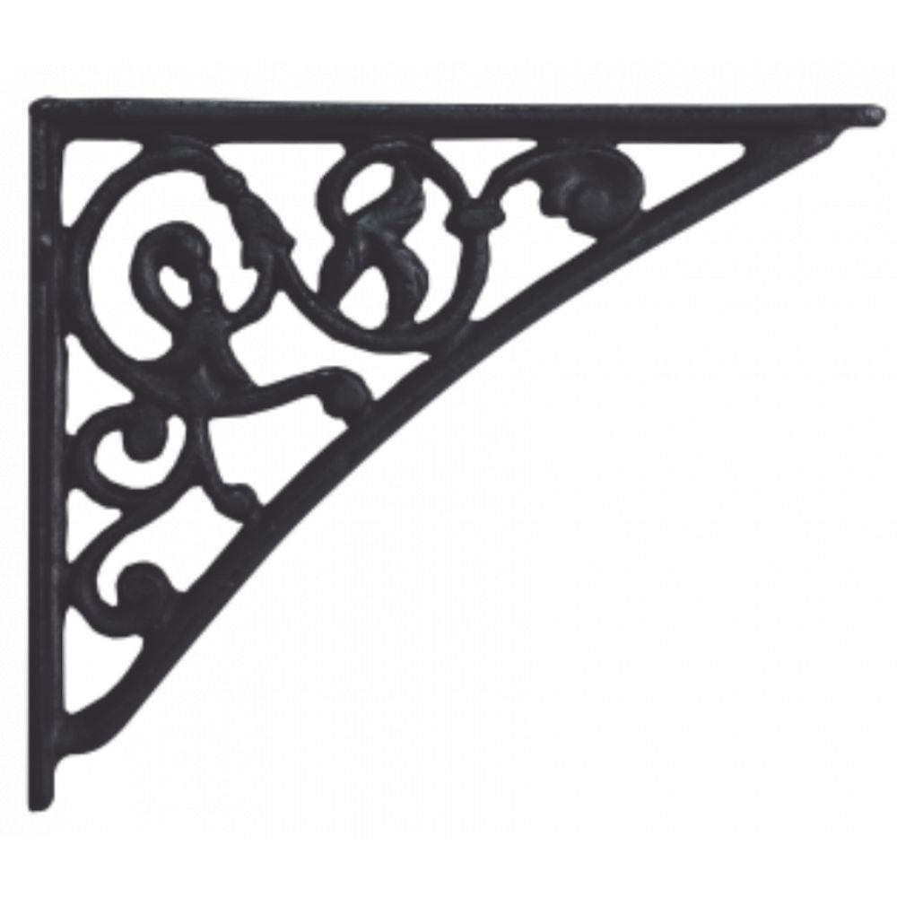 Cantoneira Mão Francesa Nº01 Ferro Fundido Em Hera 22x30cm