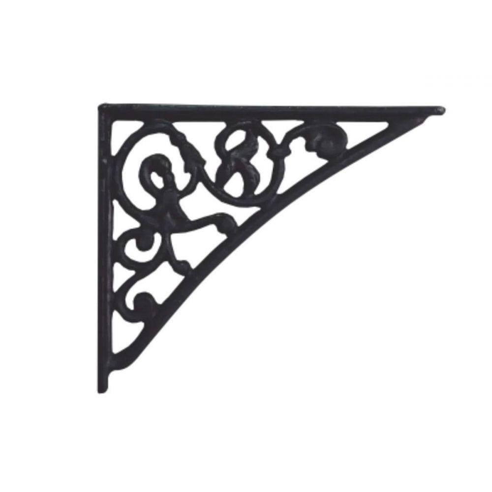 Cantoneira Mão Francesa Nº 03 12x15cm Ferro Fundido Em Hera