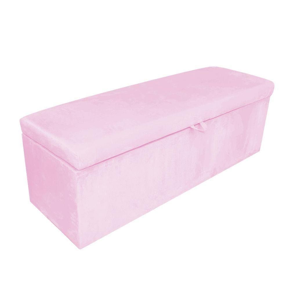 Calçadeira Clean 90cm Suede Rosa Bebê D`Rossi