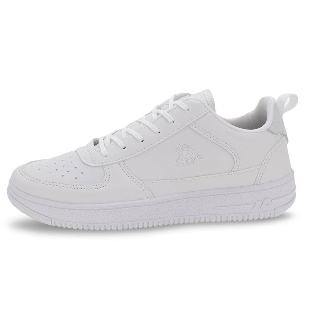 tenis branco masculino polo