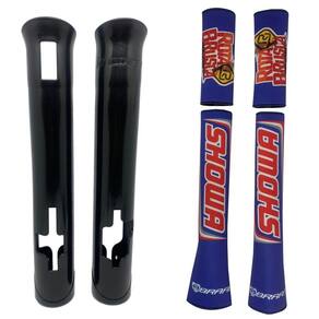 Kit Protetores Suspensão Dianteira Biker Neoprene Crf 250f Showa Azul