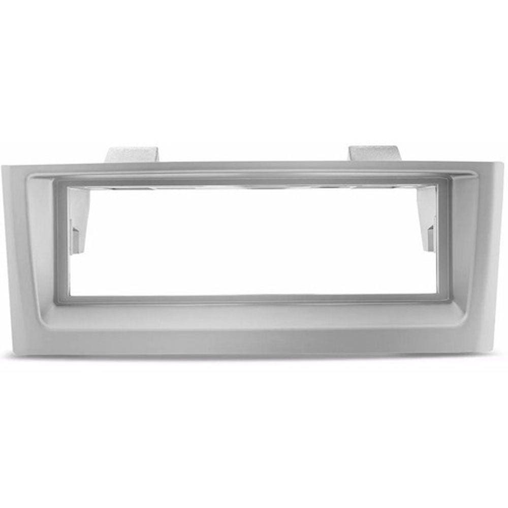 Moldura 1din Fiat Punto Linea 2007/08/09/10/11/12 Prata
