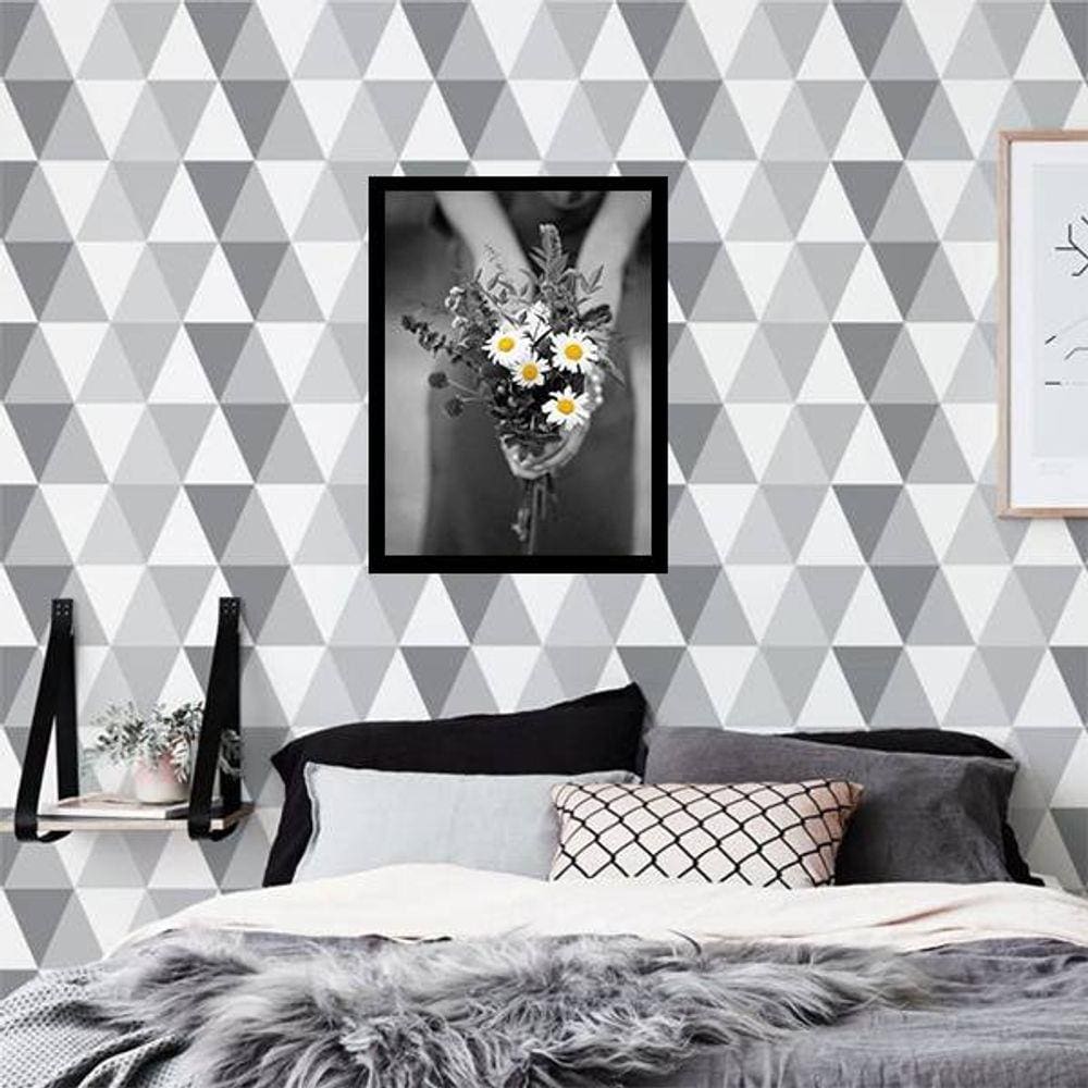 Quadro Decorativo Fotografia Bouquet de Margaridas