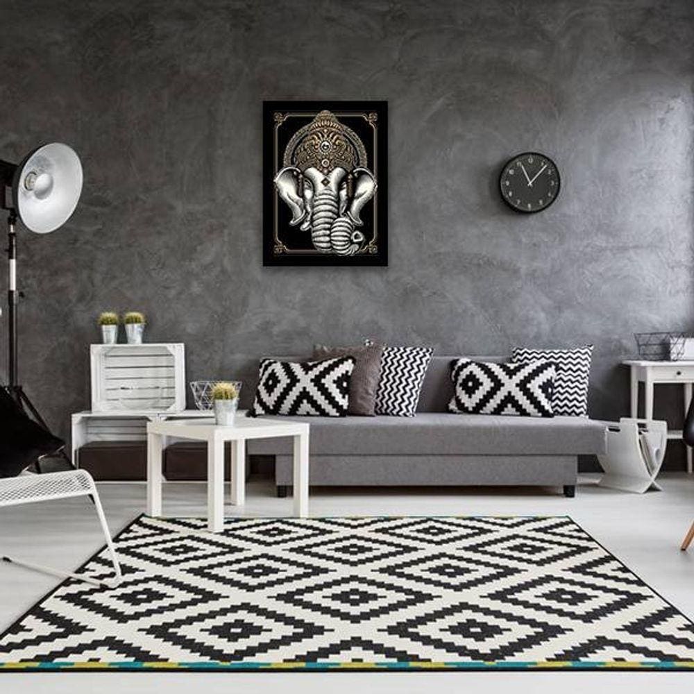 Quadro Decorativo Elefante Ganesha
