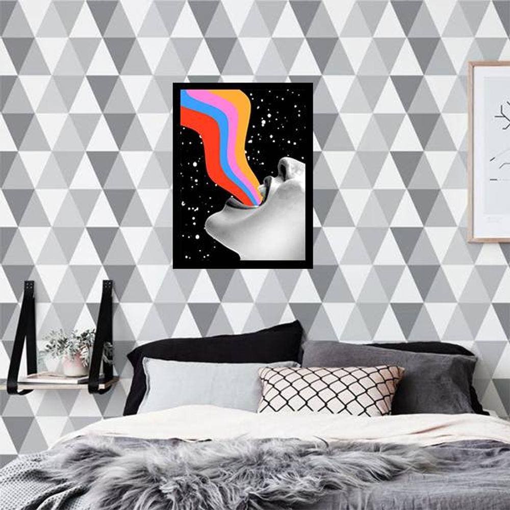 Quadro Decorativo Fale Colorido