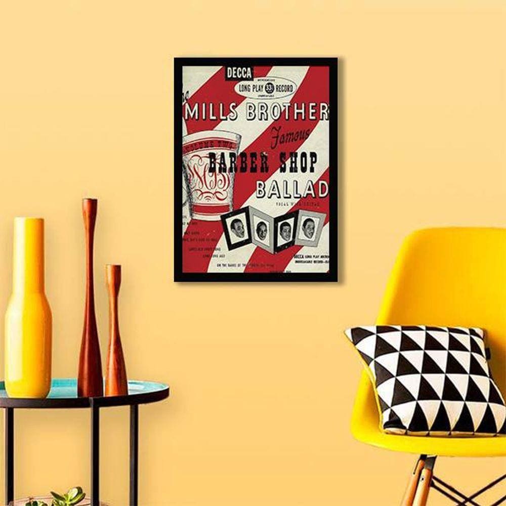 Quadro Decorativo Cartaz Barber Shop